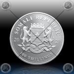 1oz SOMALIJA 2021 "AFRICAN WILDLIFE - LEOPARD" UNC